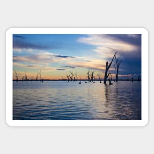 Lake Mulwala, Yarrawonga, Victoria, Australia. Sticker